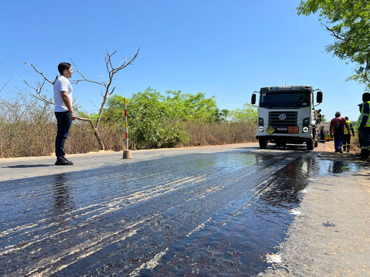 DER anuncia conclusão da obra de recuperação da PI 120