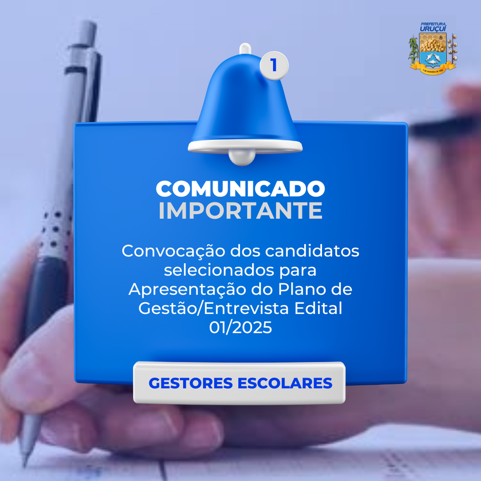 Edital de convocação de seletivo