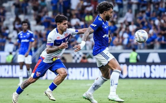 Gabigol, do Cruzeiro em empate com Betim