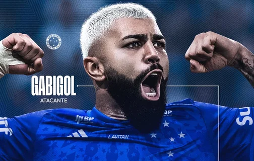 Gabigol foi anunciado oficialmente pelo Cruzeiro