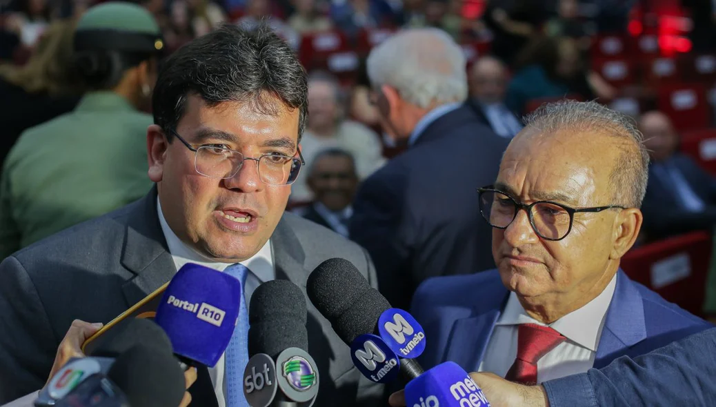 Governador Rafael Fonteles e Aderson Nogueira