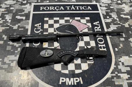 Homem é preso por ocultar arma dispensada durante perseguição