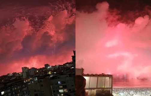 Internautas reclamam sobre queima de fogos no Rio de Janeiro