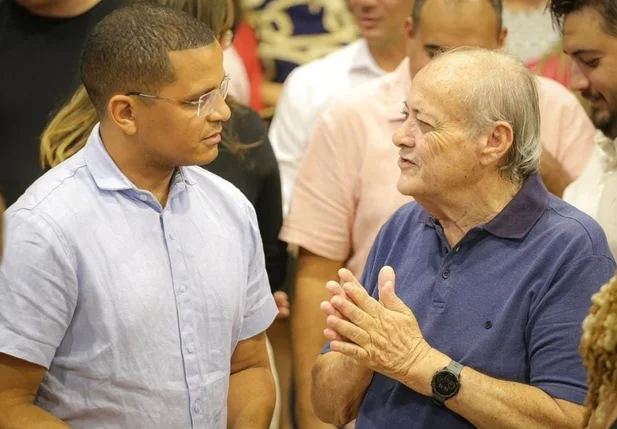 Ismael Silva, secretário municipal de Educação, e Sílvio Mendes, prefeito de Teresina