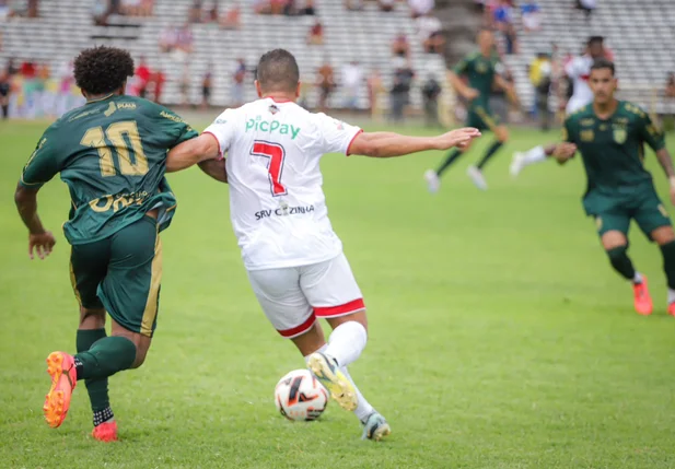 jogo entre River e Altos pela 2° rodada do estadual