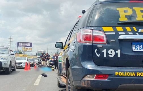 Local onde ocorreu acidente na BR 343