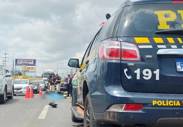 Local onde ocorreu acidente na BR 343