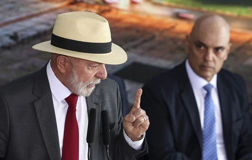 Lula e Alexandre de Moraes