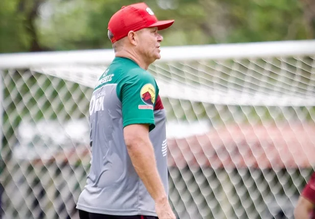 Marcinho Guerreio, técnico do Fluminense-PI