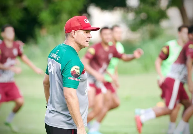 Marcinho Guerreio, técnico do Fluminense-PI