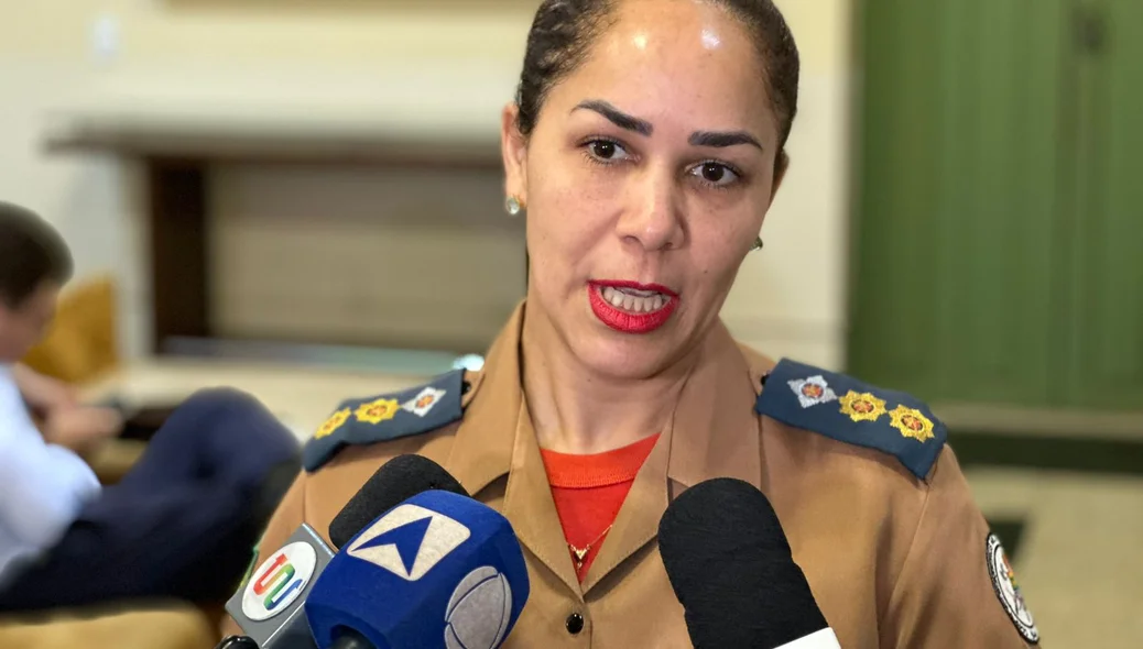 Najra Nunes, tenente-coronel do Corpo de Bombeiros