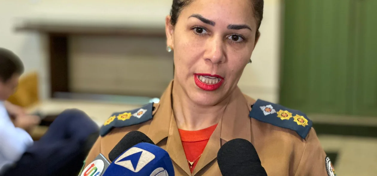 Najra Nunes, tenente-coronel do Corpo de Bombeiros