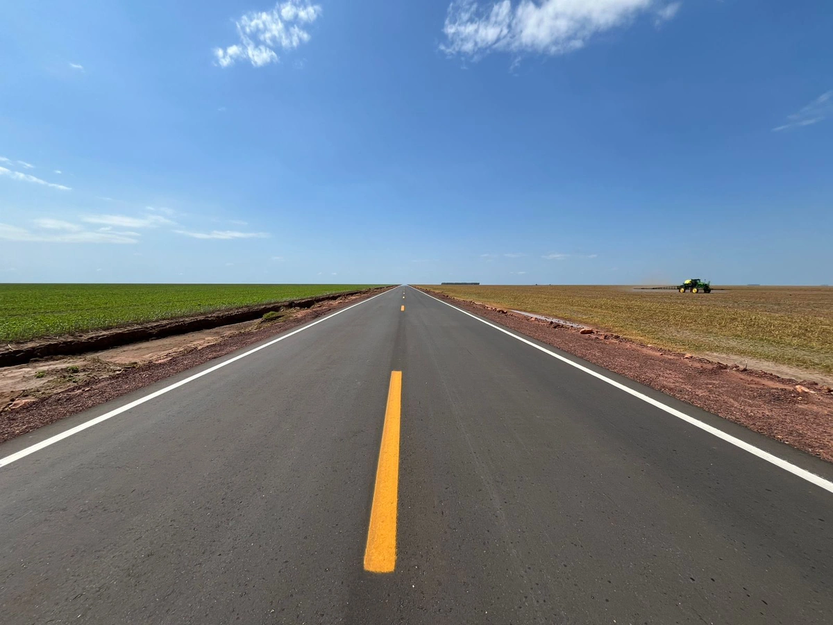 Obras de desenvolvimento de rodovias