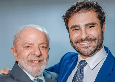 Pedro Rousselff e o presidente Lula