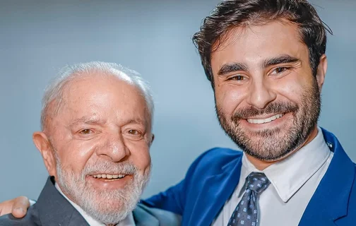 Pedro Rousselff e o presidente Lula