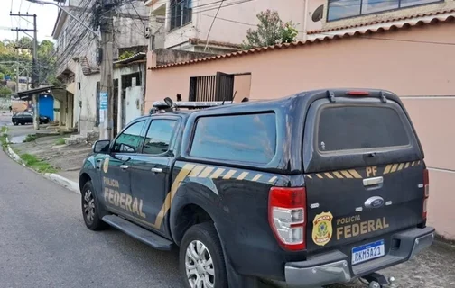 Polícia Federal durante Operação Saúde Eleitoral