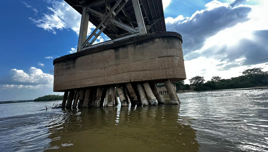 Ponte edificada sobre o Rio Parnaíba