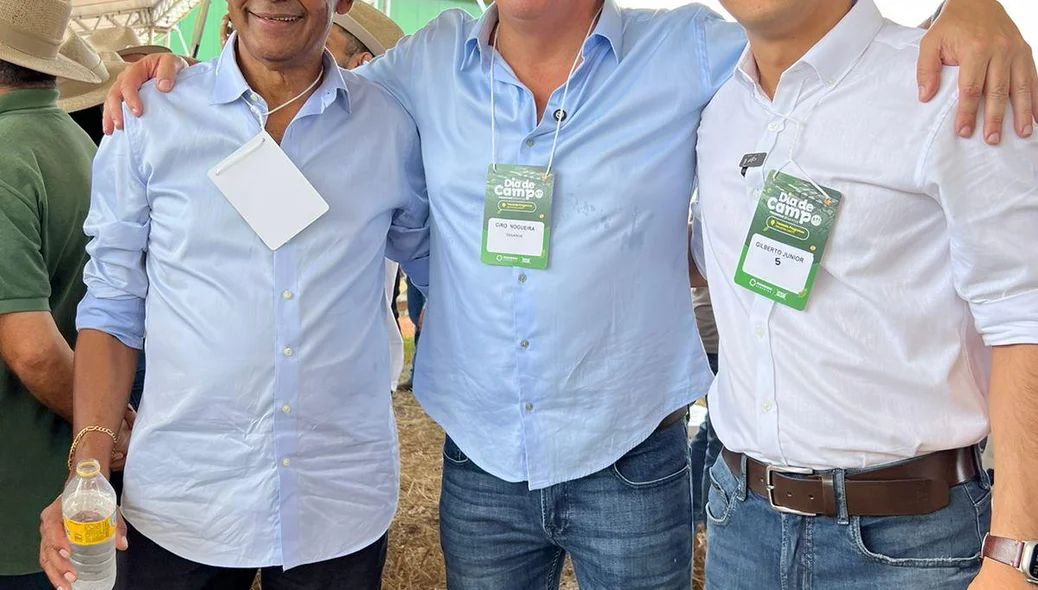 Prefeito Dr. Gilberto Júnior e o senador Ciro Nogueira