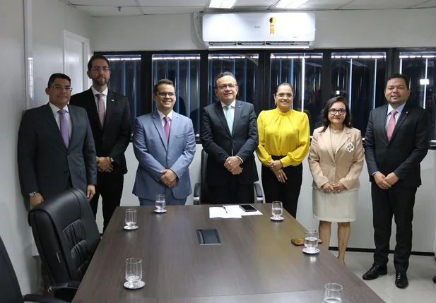 Presidente do TRE-PI recebeu o presidente da OAB-PI e sua diretoria