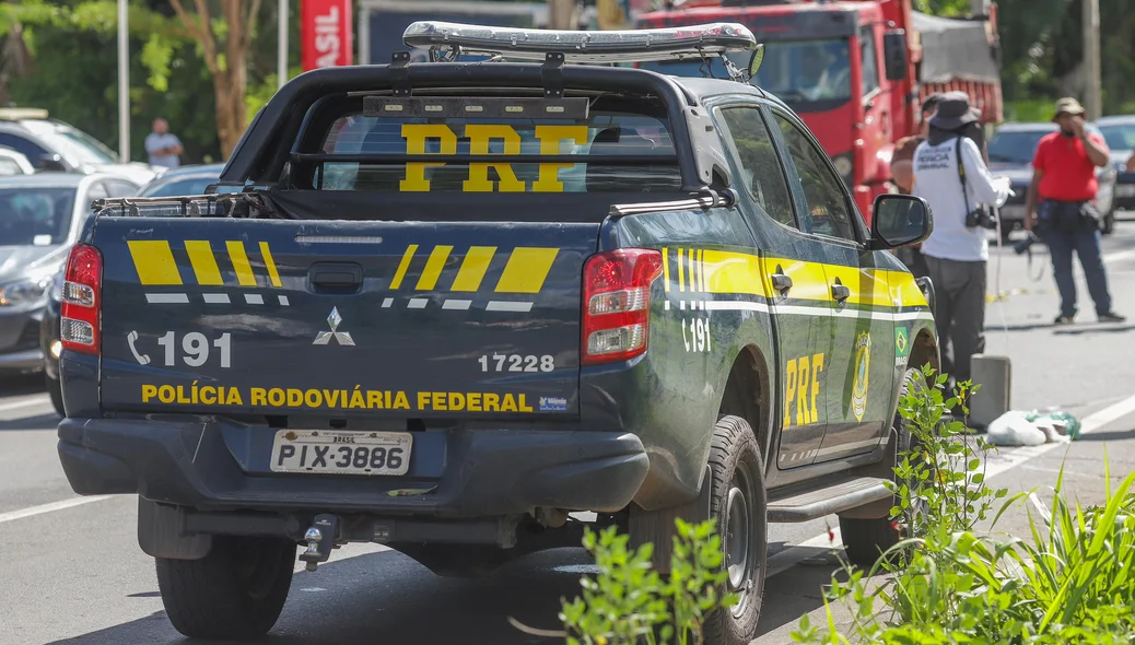 PRF isolou o local para trabalho dos peritos