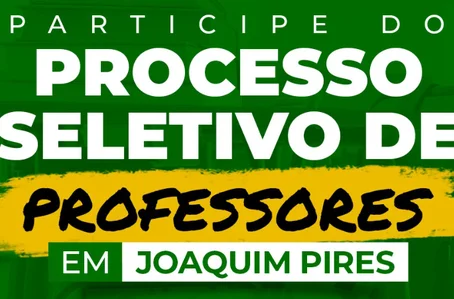 Processo seletivo em Joaquim Pires