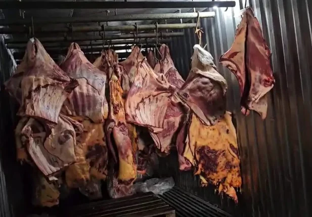 Quatro foram presos por venderem carne para ração animal maquiada e embalada para consumo humano.