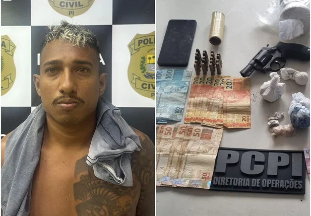 Rodrigo Alexandre da Silva foi preso pela Polícia Civil do Piauí