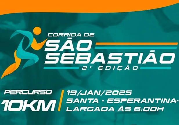 Segunda Edição da Corrida de São Sebastião acontecerá em Esperantina