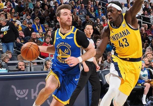 Warrios contra Pacers na NBA