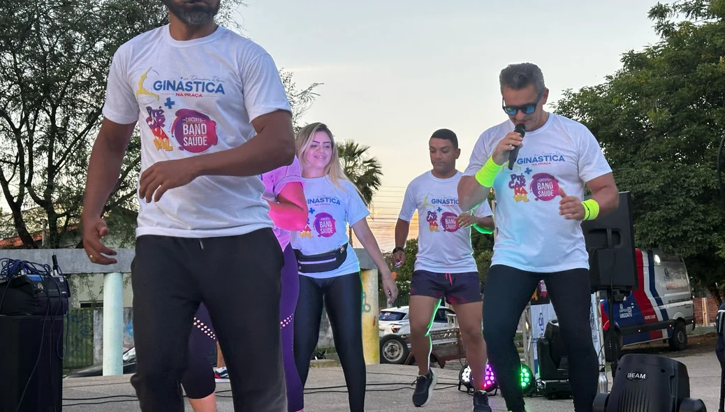 Atividades físicas na 5ª edição do Ginástica na Praça