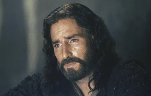 Ator Jim Caviezel interpretando Jesus em A Paixão de Cristo