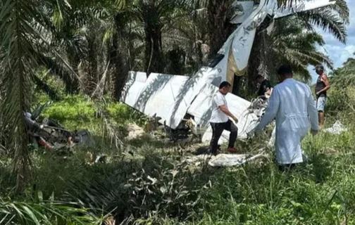 Avião de pequeno porte que transportava droga cai no interior do Pará