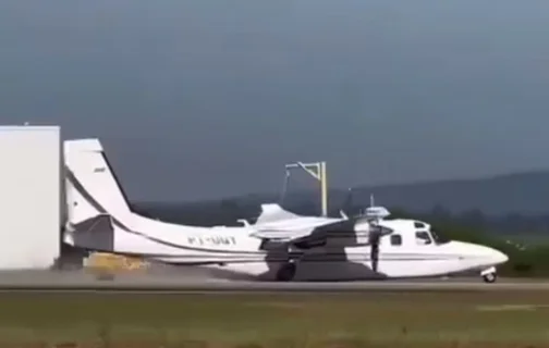 Avião faz pouso de barriga no Aeroporto de Sorocaba