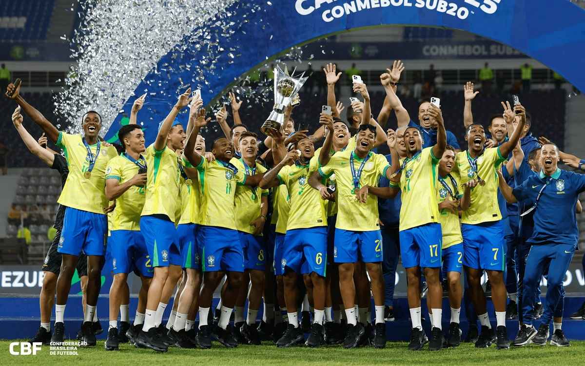 Brasil vence Chile e é campeão do Sul-Americano Sub-20