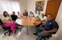 Comissão de suplentes de vereador de Teresina em visita ao deputado federal Júlio César, pré-candidato ao Senado