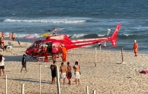 Corpo de Bombeiros presta socorro a torcedores do Racing baleados no Rio de Janeiro