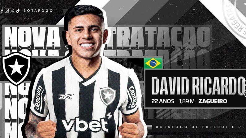 David Ricardo é o novo reforço do Botafogo