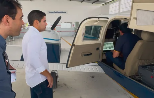 DER utiliza aeronave com equipamentos de última geração para mapeamento da malha