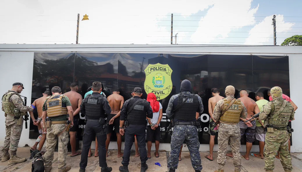 DRACO prendeu mais de dez membros do Comando Vermelho em Teresina