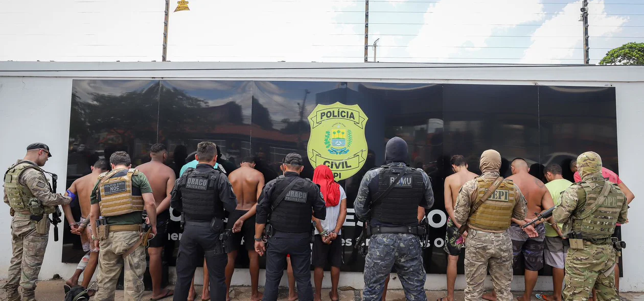 DRACO prendeu mais de dez membros do Comando Vermelho em Teresina