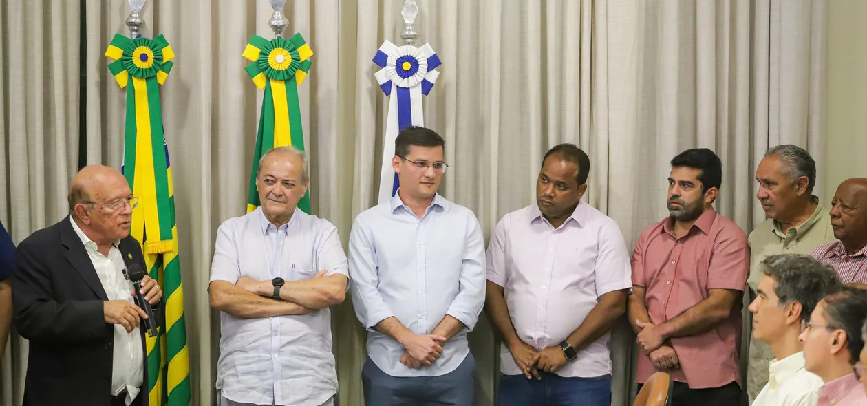 Edson Melo em discurso durante posse na Arsete