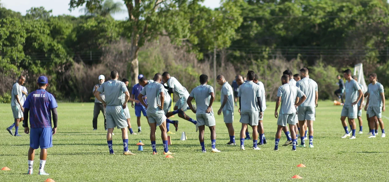 Equipe do Piauí faz primeiro treino com o novo técnico