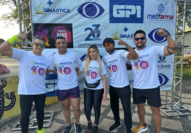 Equipe organizadora do Ginástica na Praça