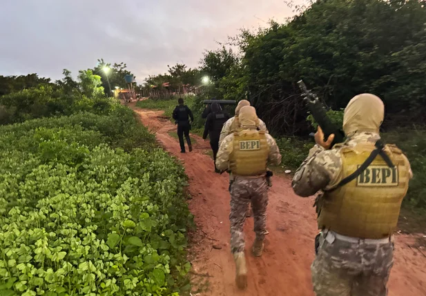 Equipes do BEPI e DRACO na Operação 189