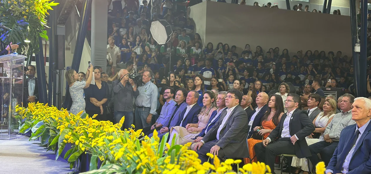 Evento de inauguração da Escola SESI Conselheiro Saraiva