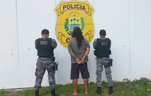 Foragido da Justiça do Tocantins foi preso em Parnaíba