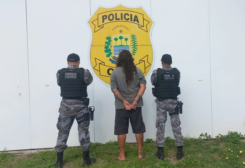 Foragido da Justiça do Tocantins foi preso em Parnaíba