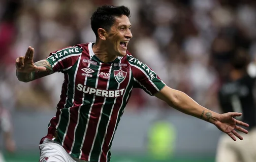 Germán Cano marcou o gol da virada do Fluminense sobre o Vasco