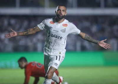 Gol de Guilherme em Santos x São Paulo