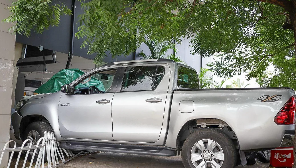 Hilux do acidente